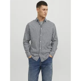 Chemise à carreaux homme écru en coton  | 3 Suisses