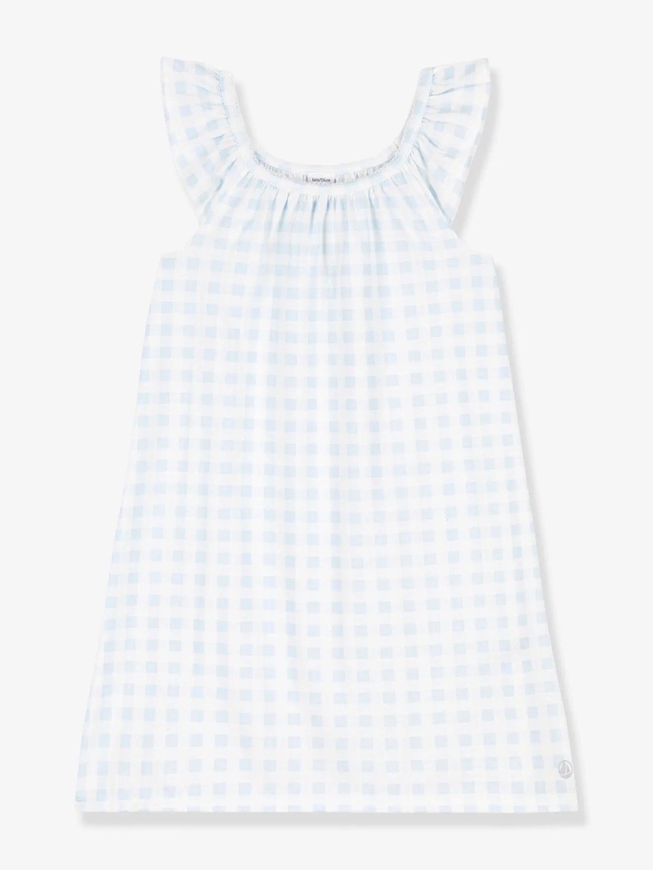 Chemise de nuit manches courtes PETIT BATEAU blanc - Petit Bateau