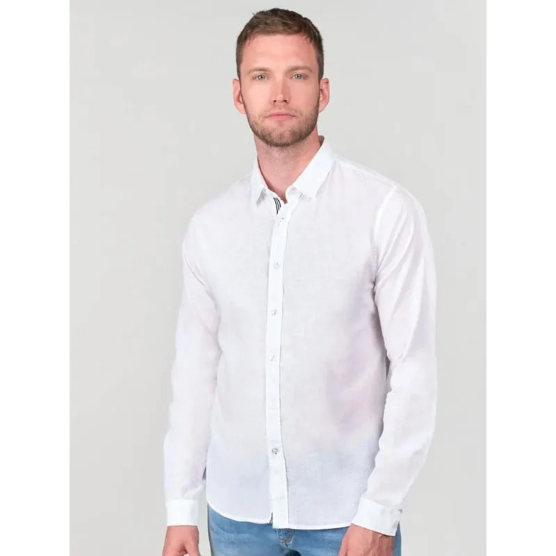 Chemise manches courtes eldin blanc homme - Teddy Smith | wimod