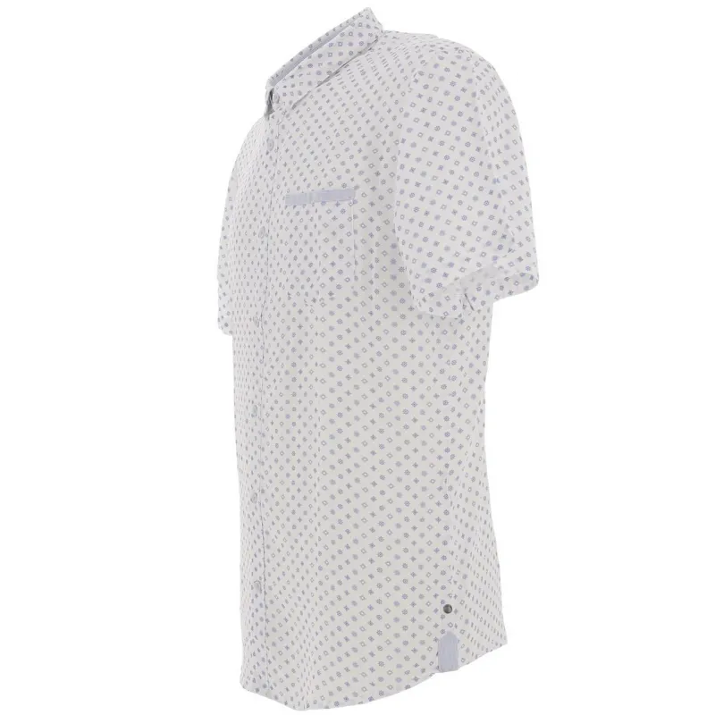 Chemise manches courtes eldin blanc homme - Teddy Smith | wimod