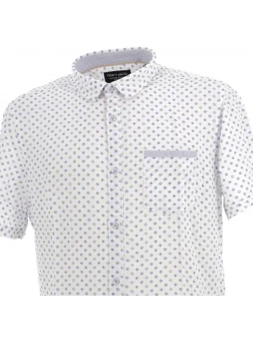 Chemise manches courtes eldin blanc homme - Teddy Smith | wimod