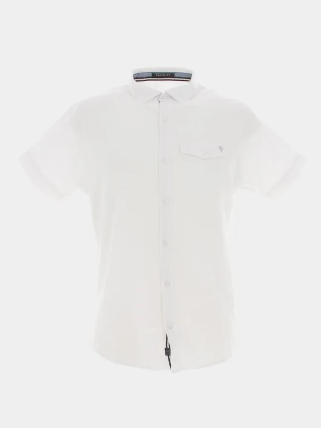 Chemise manches courtes selkir blanc homme - Sun Valley | wimod