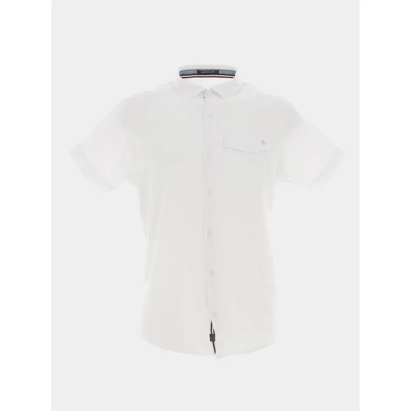 Chemise manches courtes selkir blanc homme - Sun Valley | wimod