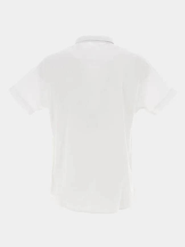 Chemise manches courtes selkir blanc homme - Sun Valley | wimod