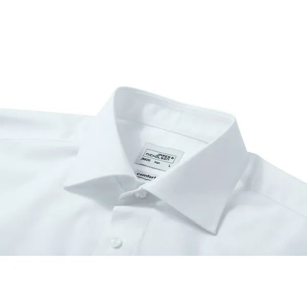 chemise manches longues sans repassage col HAI - JN620 - HOMME - blanc 