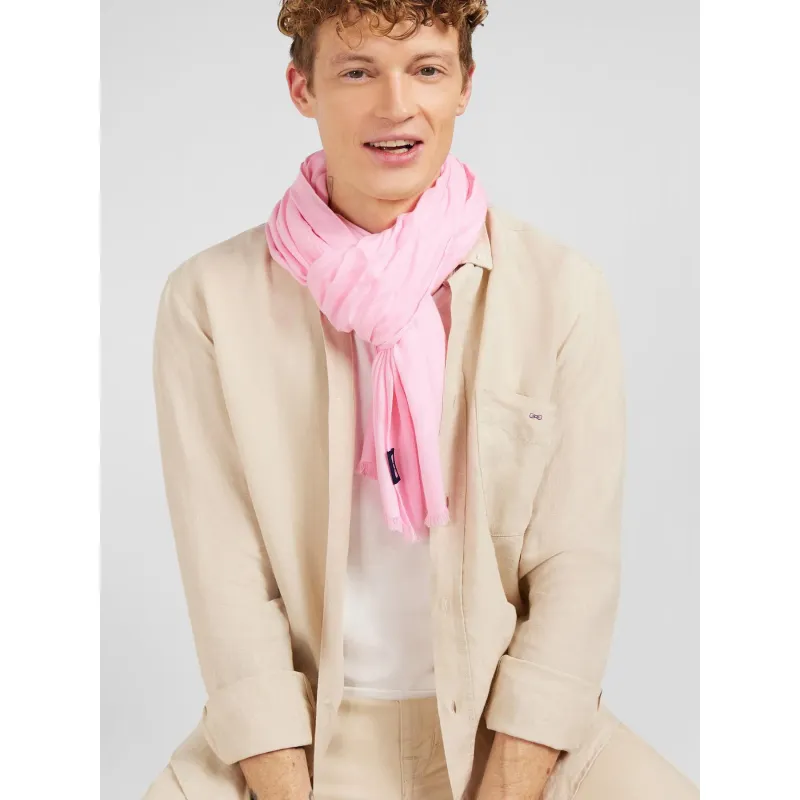 Chemise unie en lin beige homme - Eden Park | wimod