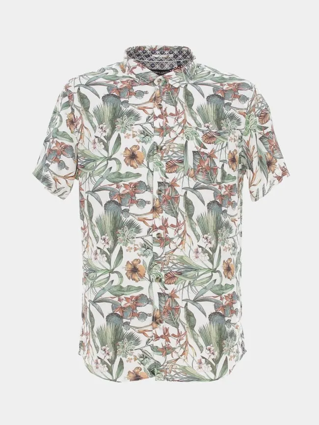 Chemise à fleurs bishop multicolore homme - Teddy Smith | wimod