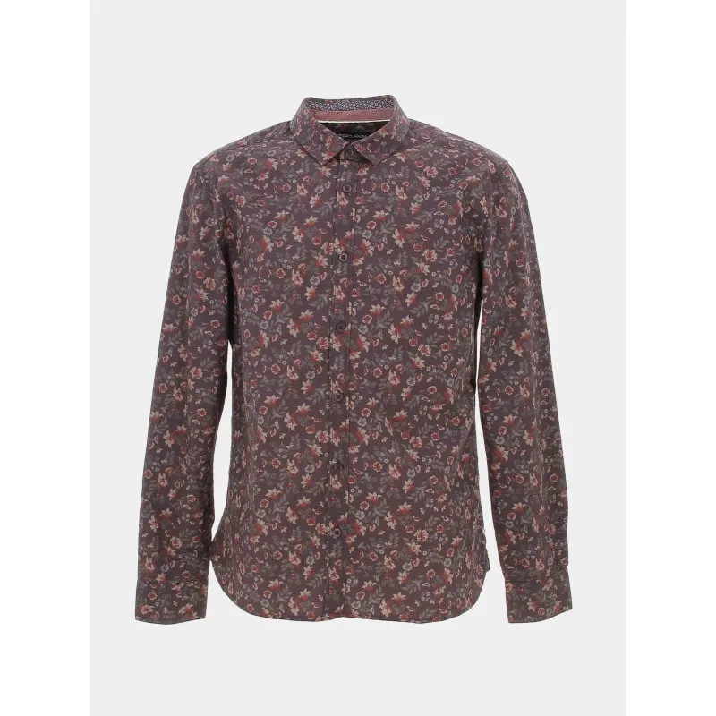 Chemise à fleurs bishop multicolore homme - Teddy Smith | wimod