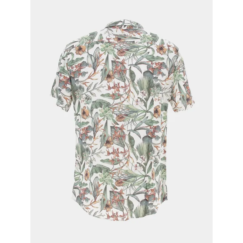 Chemise à fleurs bishop multicolore homme - Teddy Smith | wimod