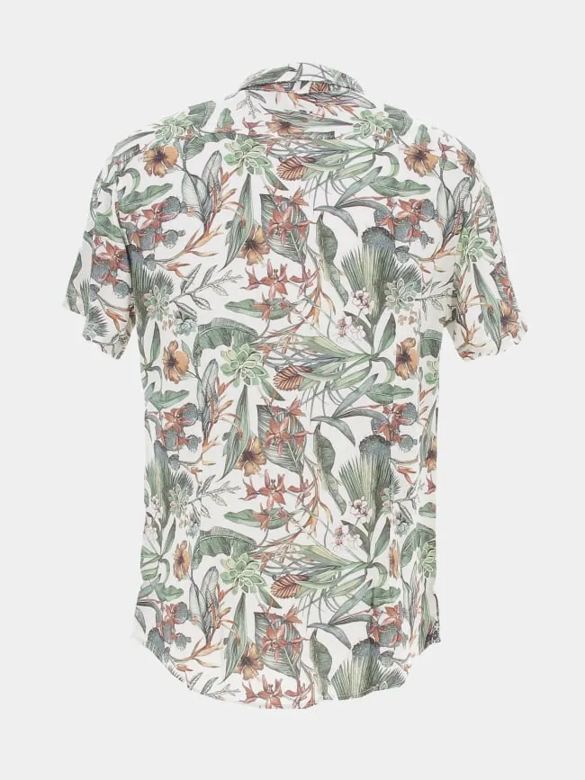 Chemise à fleurs bishop multicolore homme - Teddy Smith | wimod