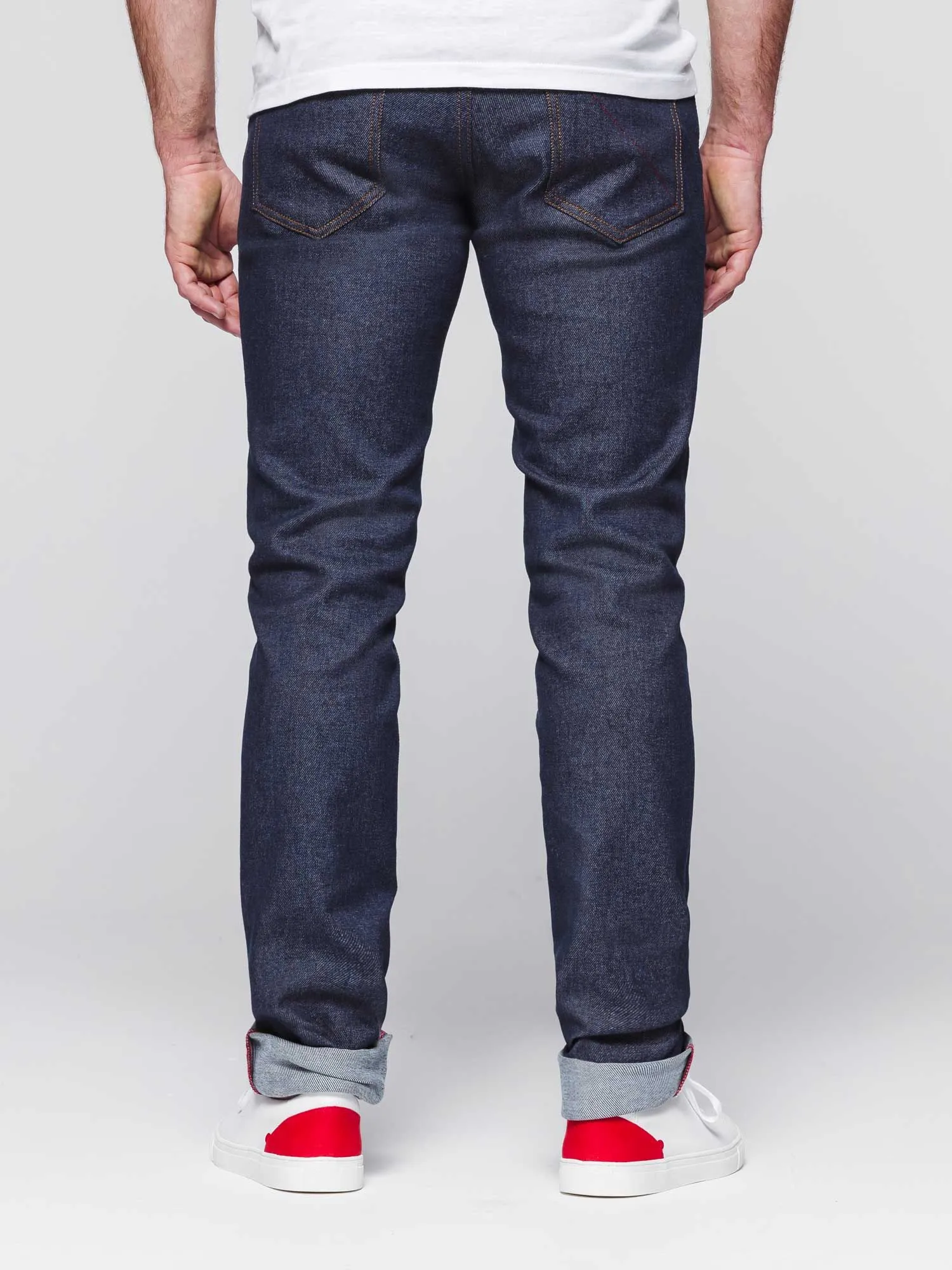 JEANS AJUSTE 103N coton bio superdenim flex indigo brut Homme | 1083