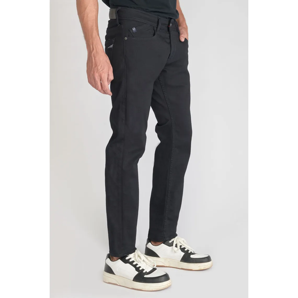 Jeans Basic 700/11 adjusted bleu N°0 en coton | 3 Suisses