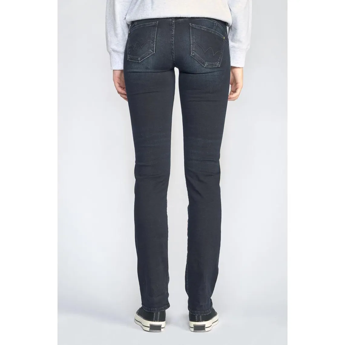 Jeans Luz pulp regular  bleu-noir N°1 en coton | 3 Suisses