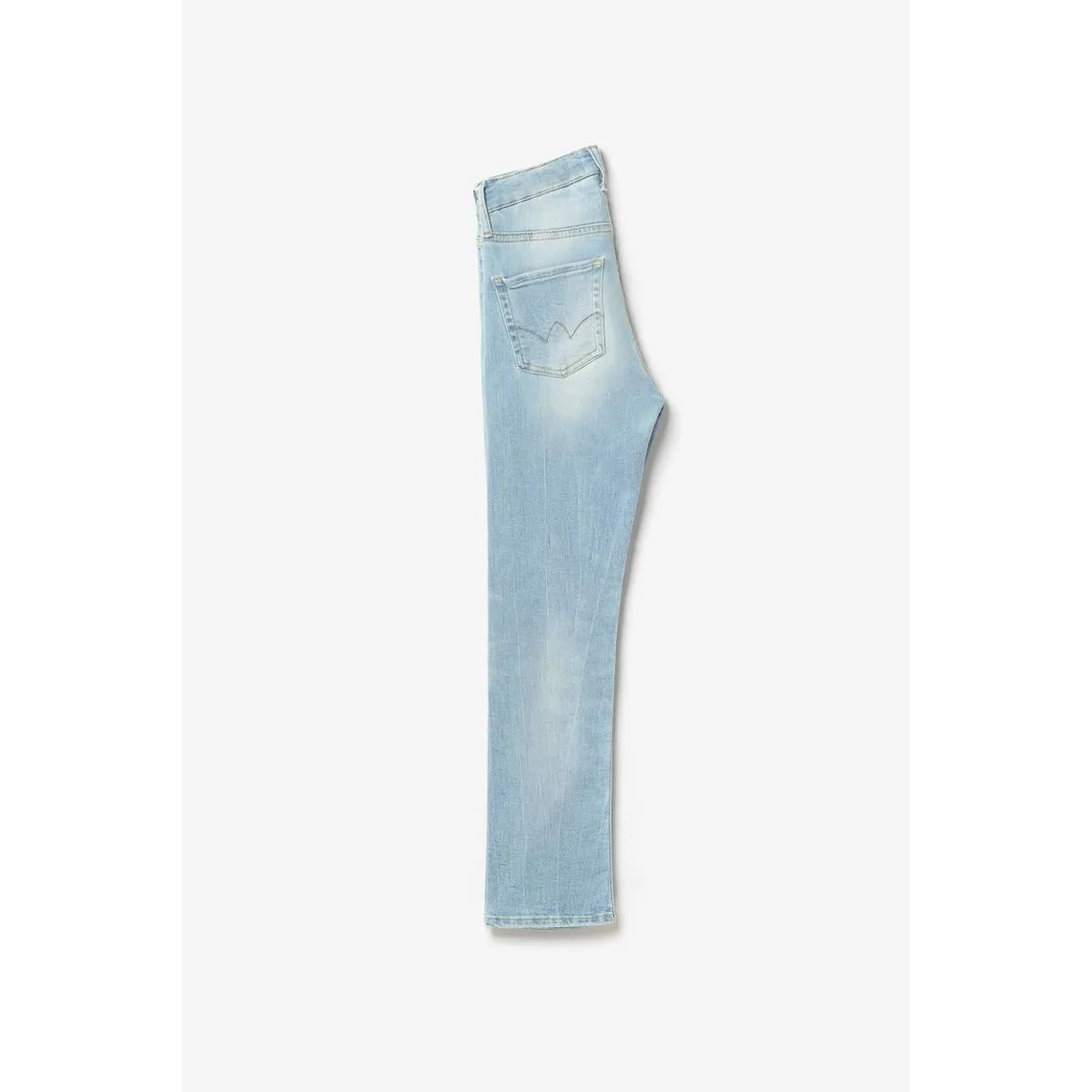 Jeans regular, droit 400/12, 7/8ème bleu en coton | 3 Suisses