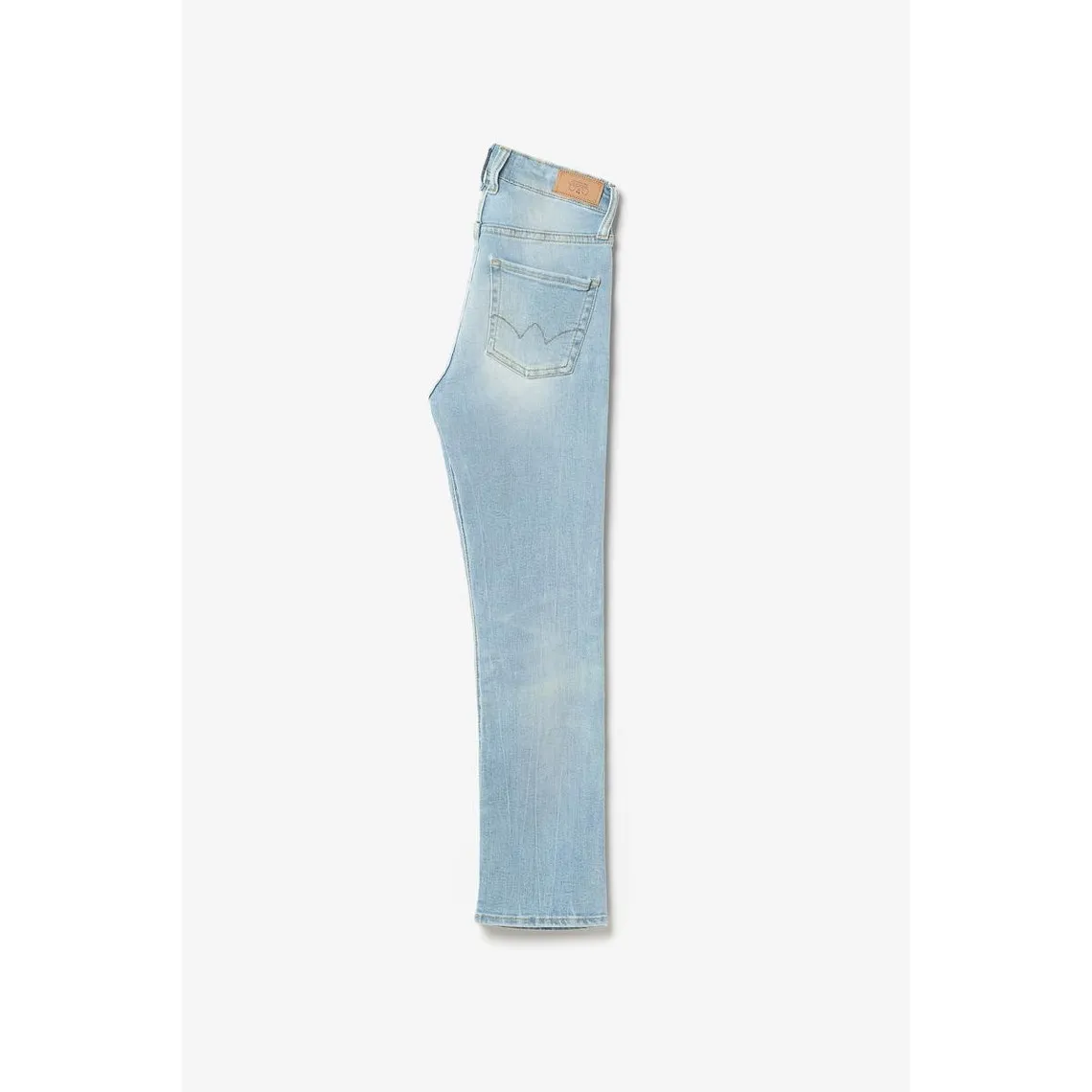 Jeans regular, droit 400/12, 7/8ème bleu en coton | 3 Suisses