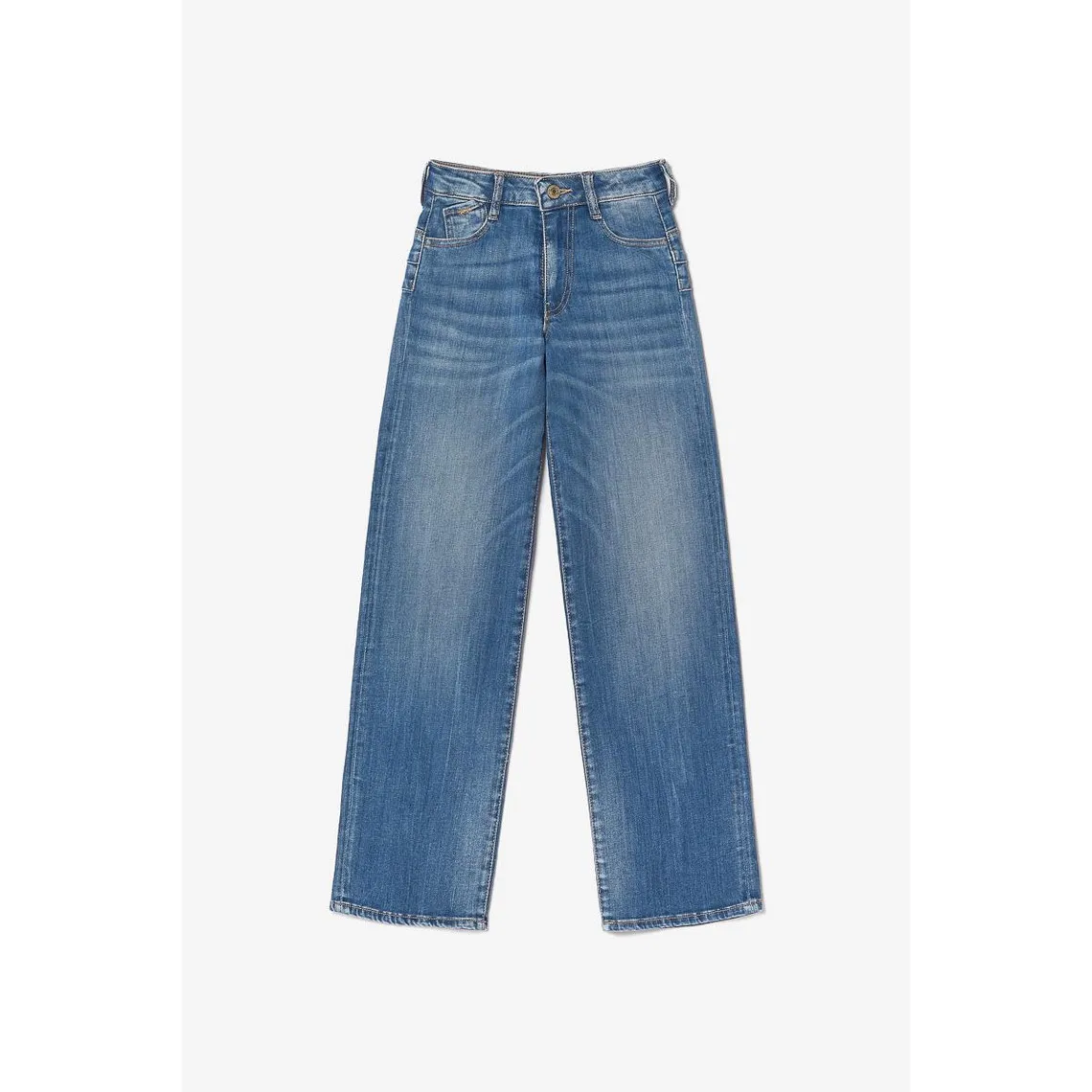 Jeans regular, droit PULP, longueur 34 bleu en coton | 3 Suisses