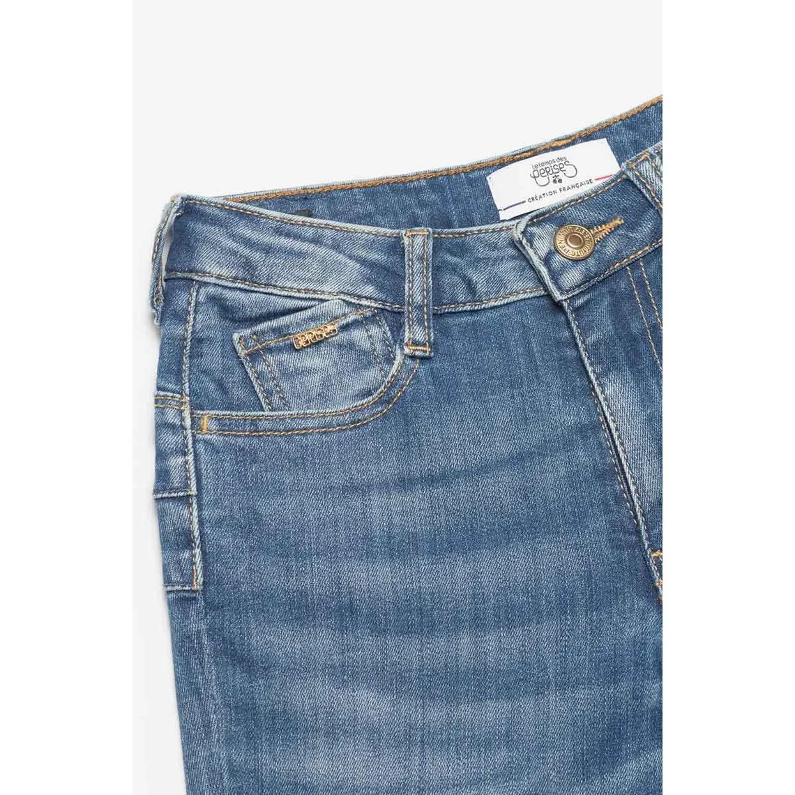 Jeans regular, droit PULP, longueur 34 bleu en coton | 3 Suisses