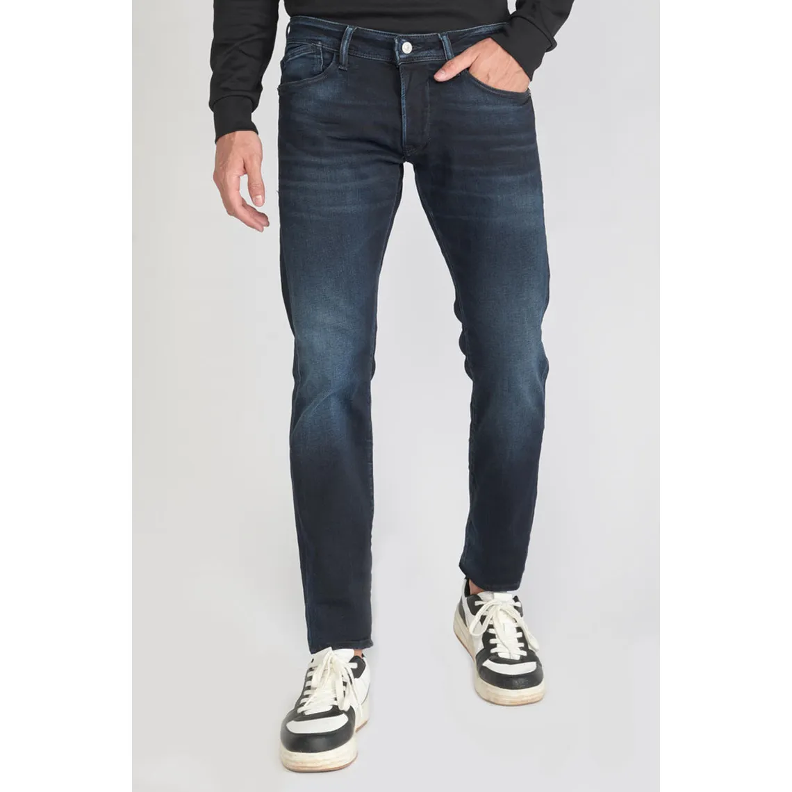 Jeans slim stretch 700/11, longueur 34 bleu Van | 3 Suisses