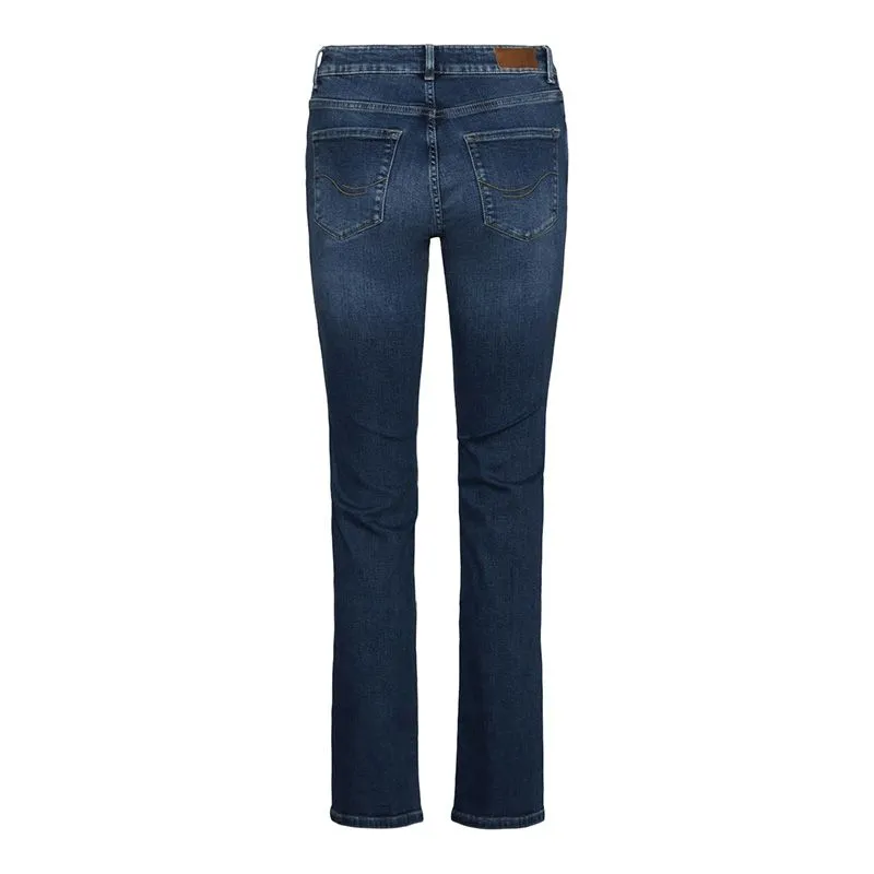 Jeans stretch bleu foncé regular Femme VERO MODA à prix dégriffé ! | 