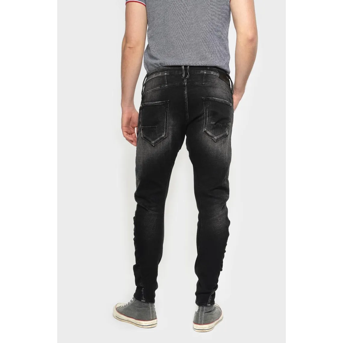 Jeans tapered 903, longueur 34 noir | 3 Suisses