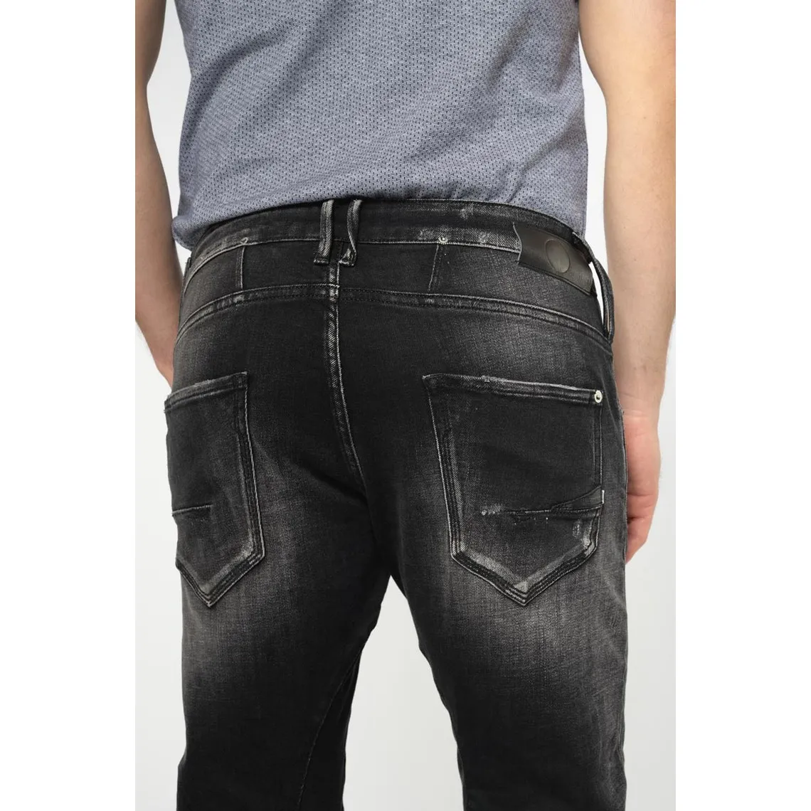 Jeans tapered 903, longueur 34 noir | 3 Suisses