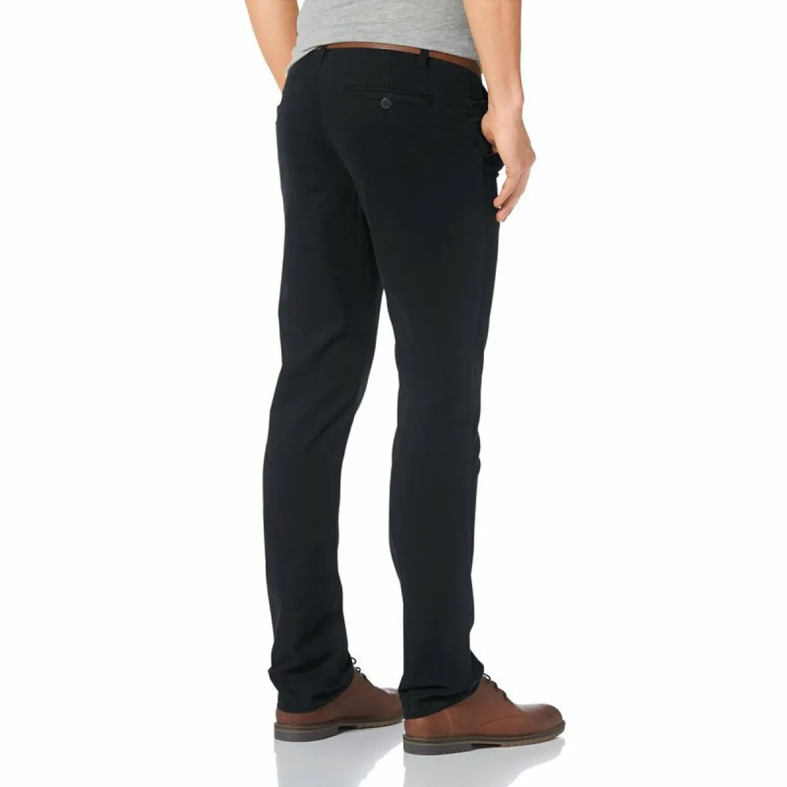 Pantalon chino homme John Devin - Noir en coton John Devin - Pantalon Homme sur MenCorner