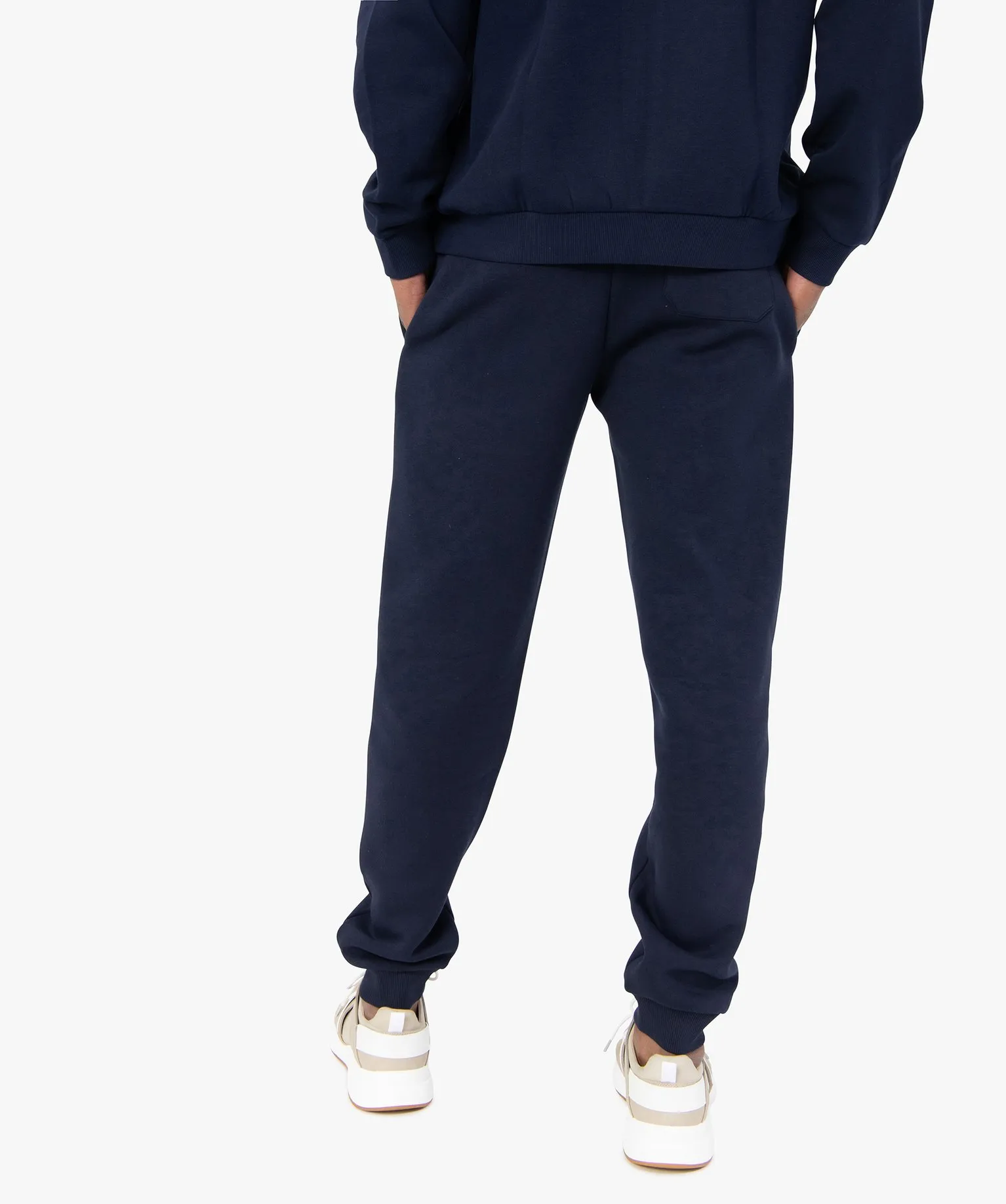 pantalon de jogging molletonne homme bleu