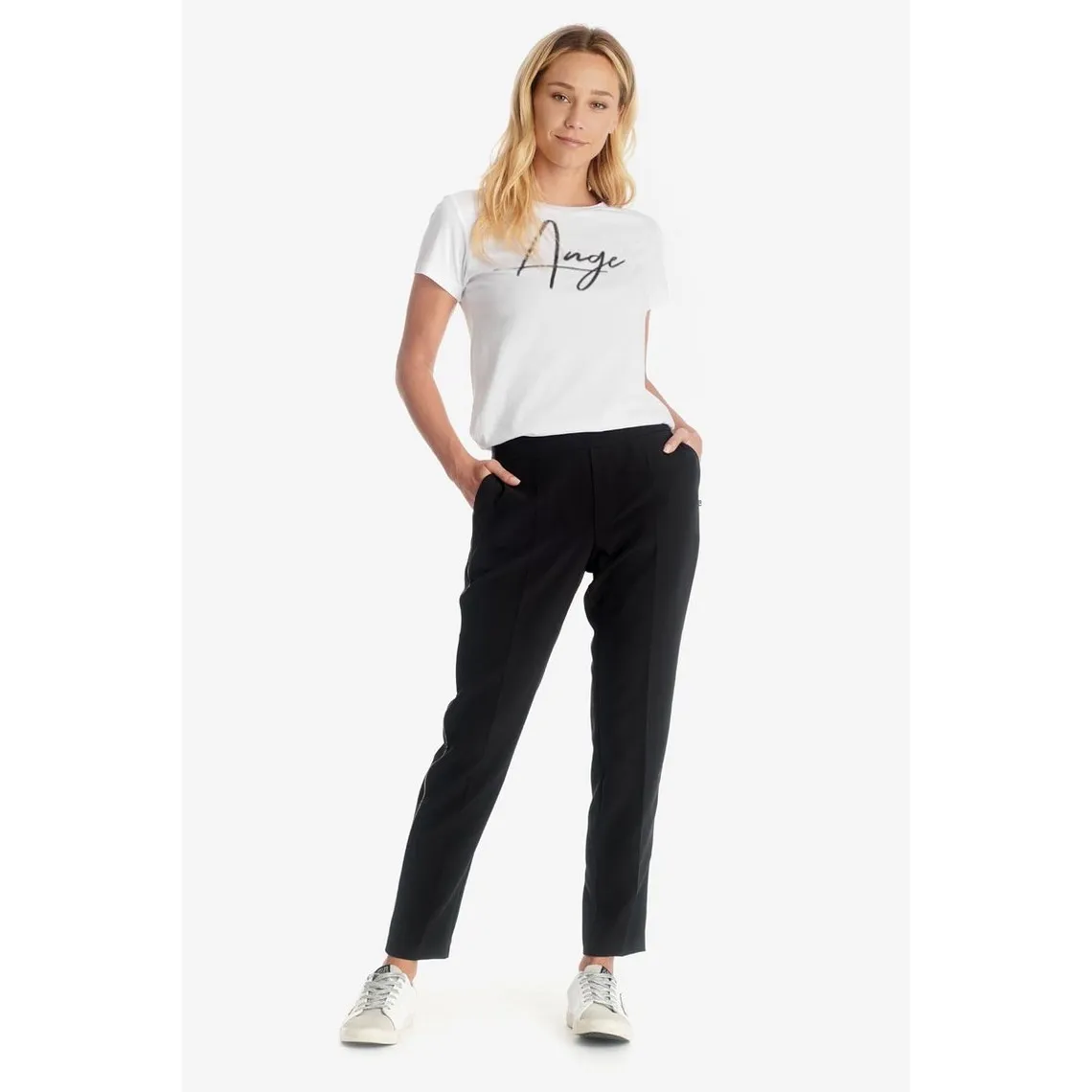 Pantalon droit NADINE noir | 3 Suisses