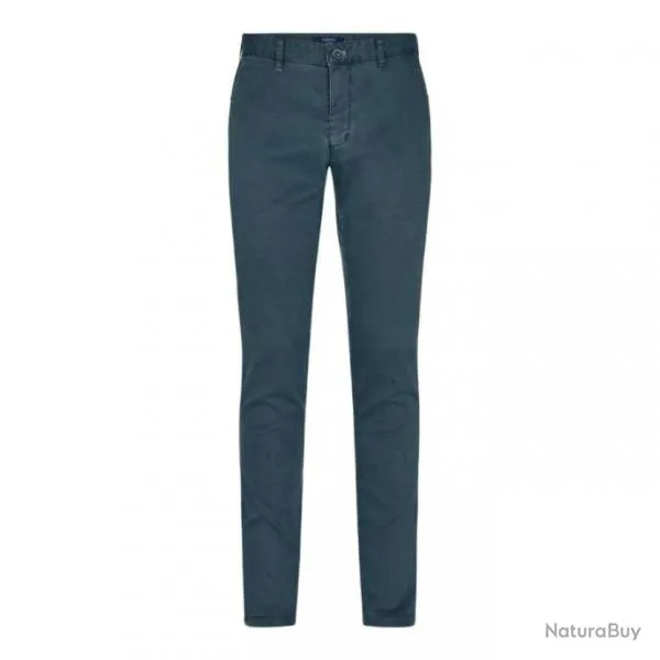 PANTALON TOILE SUNWILL BLEU NAVY T48