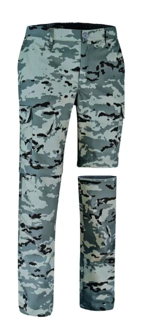 Pantalon trekking camouflage - Homme - BIRDMAN - gris camo 