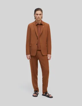 Pure Edition-Pantalon de costume cognac Homme