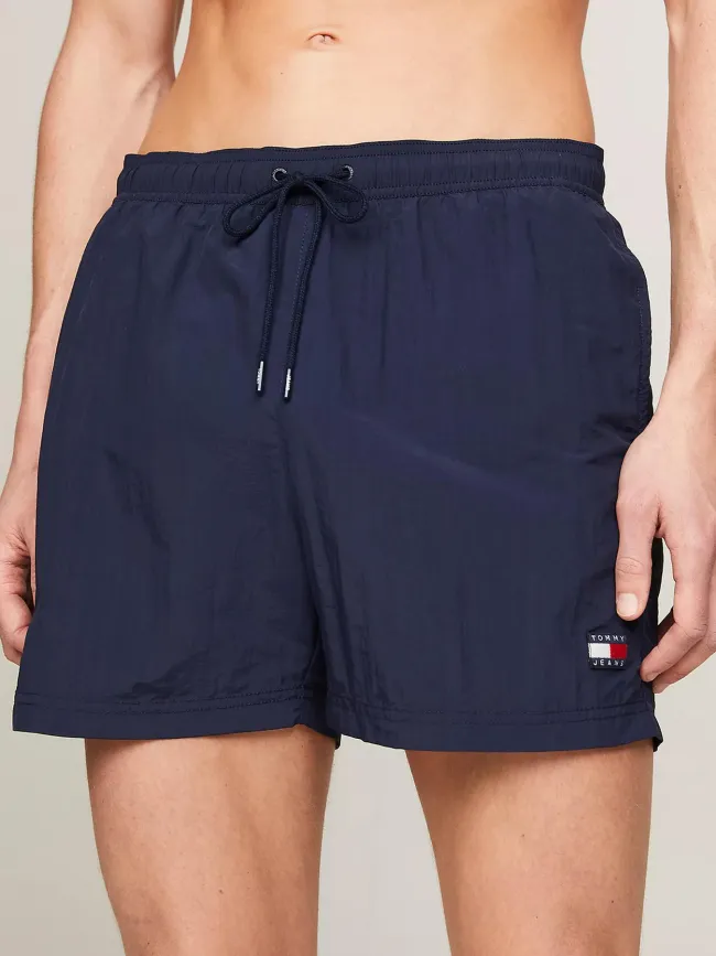 Short de bain crinkle bleu marine homme - Tommy Jeans | wimod