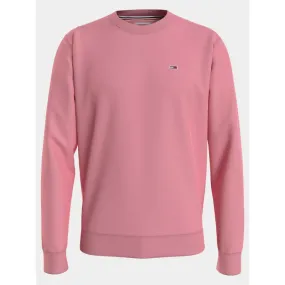 Sweat uni regular logo rose homme - Tommy Jeans | wimod