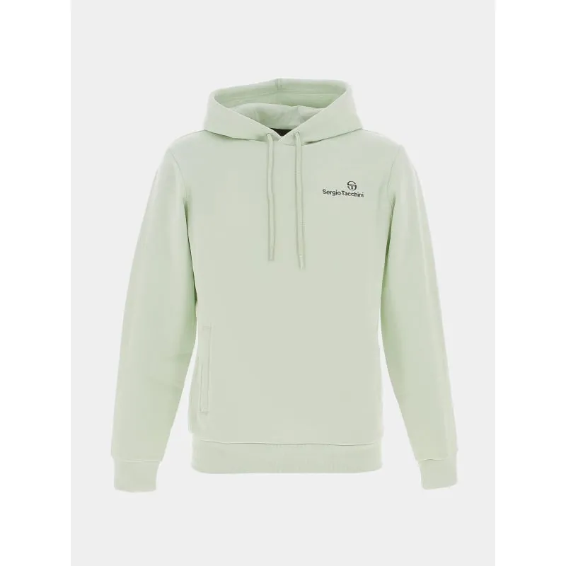 Sweat à capuche regular badge vert homme - Tommy Jeans | wimod